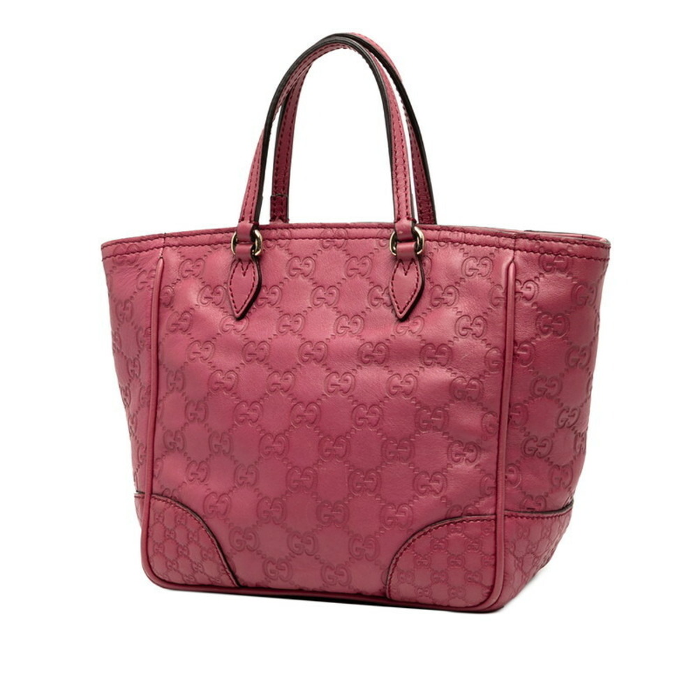 Gucci Pink Shoulder Bag Bree Leather Handbag ssima